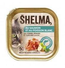 SHELMA Salmon and white fish pate - wet cat food - 100g