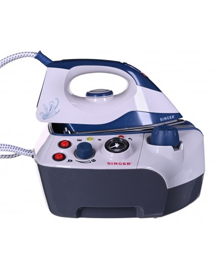 SINGER SHG6201 steam ironing station 850 W 1.2 L Stainless Steel soleplate Black, Blue, Grey