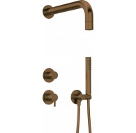Concealed shower set with shower head
