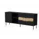 Cama INSERTO 3D1W chest of drawers 190x40x80 black + LED