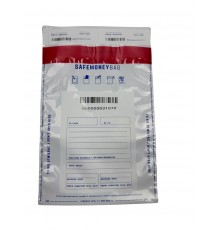 Security envelopes BESTPAK SAFEMONEYBAG deposit envelopes 190x260+35 mm B5 100 pcs. White