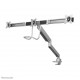 Neomounts NM-D775DX3SILVER Monitor arm 17-27" - gas spring - Topfix - 180°-stop