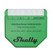 Shelly Wave Dimmer EU LR Smart Dimming Controller Green