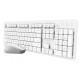 Trust Ody II Wireless US - set (keyboard + mouse), white