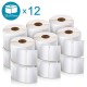 DYMO LW Value Pack - Multi-Purpose Labels - 32 x 57 mm - 12 Rolls - 2093095