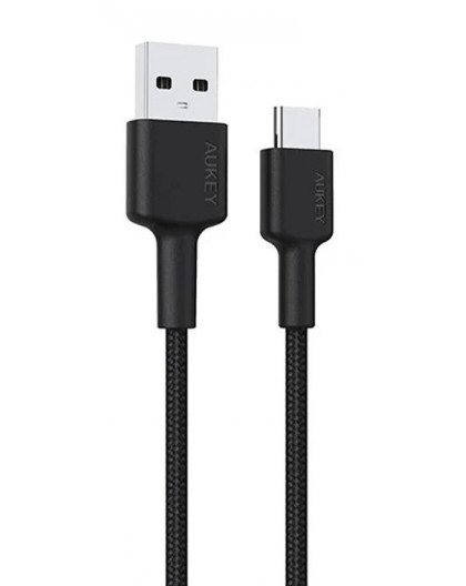 AUKEY CB-CD30 USB cable 0.9 m USB A USB C Black