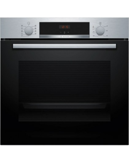 Bosch Serie 4 HBA534ES3 oven 71 L 3400 W Black, Stainless steel