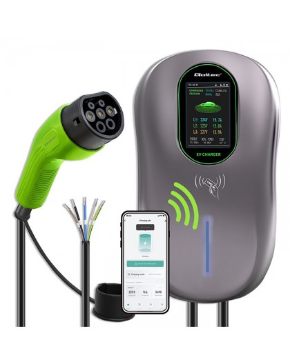 EV Charging Station 2-in-1 Type 2, 22kW, Wi-fi