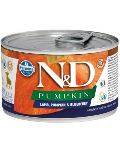 FARMINA N&D Puppy Lamb&Pumpkin&Blueberry - wet dog food - 140 g