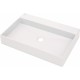 Granite countertop washbasin with space for a tap - 60x40 cm