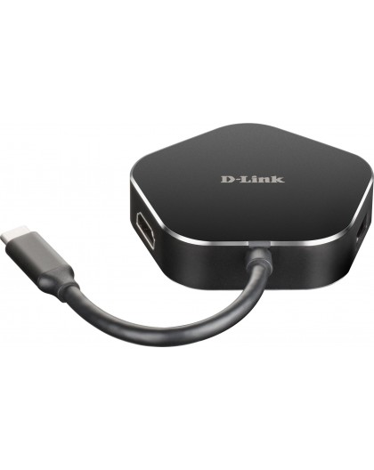 D-Link 4-in-1 USB-C Hub with HDMI and Power Delivery