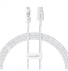 Baseus Gem USB to IP 2.4A fast charging cable 1 m White