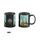 Heat Reveal Mug Good Loot The Witcher 3 Game Art Chronicles - Geralt & Vincent van Gogh 450 ml Black