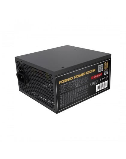 Gembird CCC-PSUGOLD-1000W Power supply unit Fornax Power 1000W active PFC 12cm fan 80+Gold