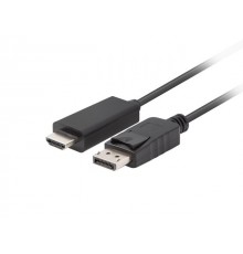 Lanberg CA-DPHD-11CC-0018-BK cable gender changer DisplayPort HDMI Black