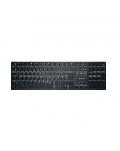 CHERRY KW X ULP keyboard Universal USB + RF Wireless + Bluetooth QWERTZ German Black