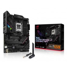 Asus | ROG STRIX B650E-F GAMING WIFI | Семейство процессоров AMD | Разъем процессора AM5 | DDR5 DIMM | Слоты для памяти 4 | Подд