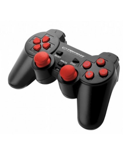 Esperanza EGG106R Gaming Controller Gamepad PC,Playstation 2,Playstation 3 Analogue / Digital USB 2.0 Black,Red