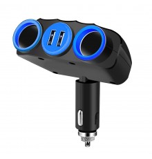 Vakoss TP-3268K 2xUSB Cigarette Lighter Socket Splitter
