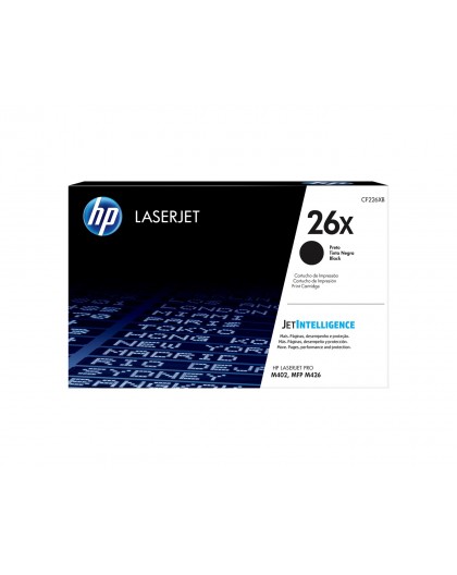 HP 26X High Yield Black Original LaserJet Toner Cartridge