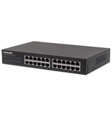 Intellinet 24-Port Gigabit Ethernet Switch, 24 x 10/100/1000 Mbit/s RJ45-Ports, IEEE 802.3az (Energy Efficient Ethernet), Deskto