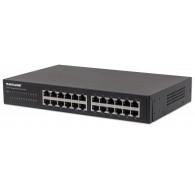 Intellinet 24-Port Gigabit Ethernet Switch, 24 x 10/100/1000 Mbit/s RJ45-Ports, IEEE 802.3az (Energy Efficient Ethernet), Deskto