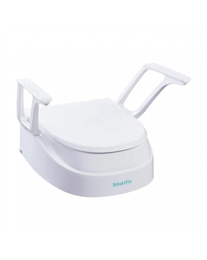 Dietz SmartFix toilet seat with armrests