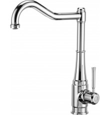 Kitchen faucet with rectangular spout