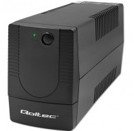 Qoltec 53772 uninterruptible power supply (UPS) Line-Interactive 0.65 kVA 360 W 1 AC outlet(s)