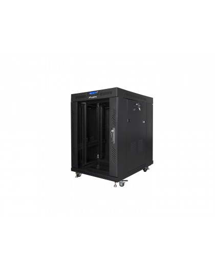 Lanberg FF01-8015-12BL rack cabinet 15U Freestanding rack Black