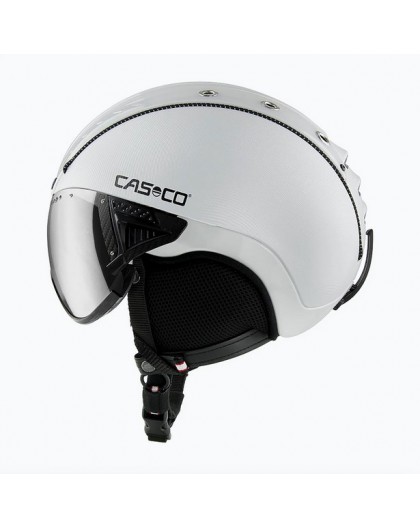 Ski helmet CASCO SP-2 Carbonic Visor White S52-54