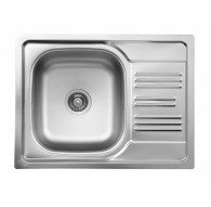 1-bowl steel sink with drainer