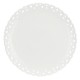 Embellished Valentino cake plate - White, 34 cm