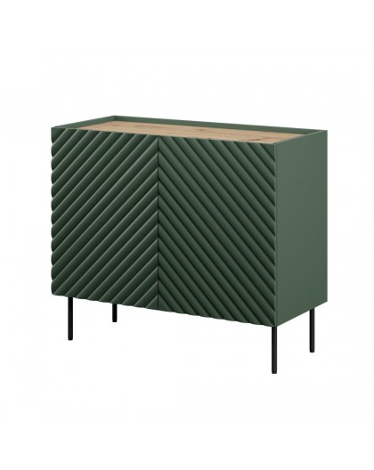 2D chest of drawers ONDA 98x45xH85 green