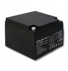 Qoltec 53036 AGM батарея | 12В | 24Ач | макс 360А