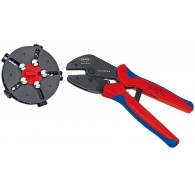 Knipex 97 33 02 cable crimper Crimping tool Blue, Red
