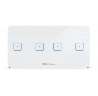 Wired four-pole switch black