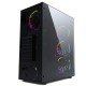 Gembird CCC-FC-1500RGB корпус компьютера Midi Tower черный, прозрачный