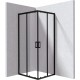 Rectangular shower cabin 80x90 cm