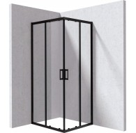 Rectangular shower cabin 80x90 cm