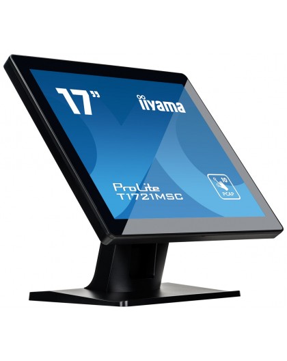 iiyama ProLite 17" touchscreen featuring 10 touch points and PCAP technology