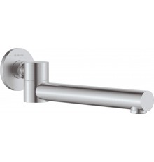 Foldable bathtub spout - round