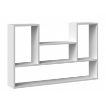 BILBAO 4P hanging rack 100x16x60 cm, white