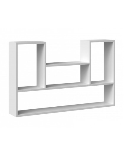BILBAO 4P hanging rack 100x16x60 cm, white
