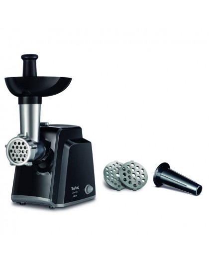 Tefal NE105838 mincer 1400 W Black, Stainless steel