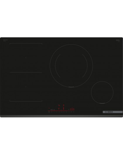 Bosch Serie 6 PVS831HB1E hob Black Built-in 80 cm Zone induction hob 4 zone(s)