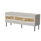 Cama INSERTO 3D TV cabinet 143.5x40x61.5 cashmere + LED