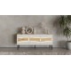 Cama INSERTO 3D TV cabinet 143.5x40x61.5 cashmere + LED