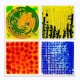 Tullo Sensory path – textured sensory tiles with liquid, 4 pcs.
