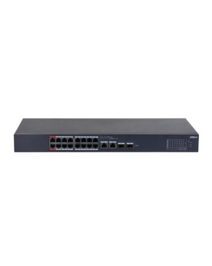 Dahua Technology DH-CS4218-16ET-190 network switch Managed L2 Gigabit Ethernet (10/100/1000) Power over Ethernet (PoE) Black